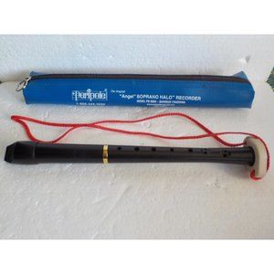 Peripole "Angel" Soprano Halo Recorder Model PB 6000 Blue Case Hanger